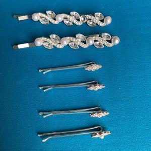 Jeweled hair pins